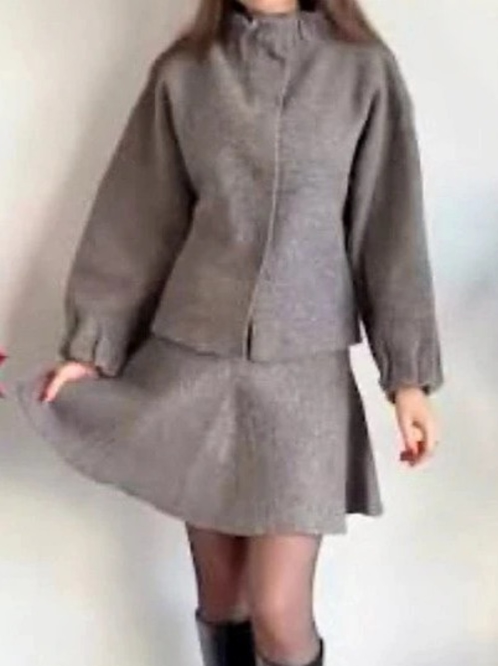 Zara grey SET Size Large NWT